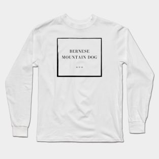 Bernese Mountain Dog Mom Long Sleeve T-Shirt